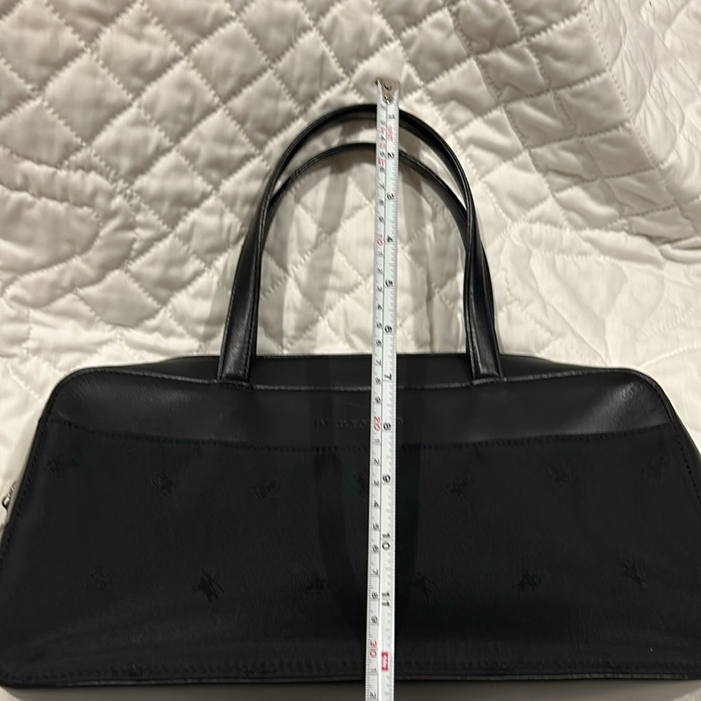Burberry Satchel - black nylon/leather upper part and handles - Picture 11 of 15